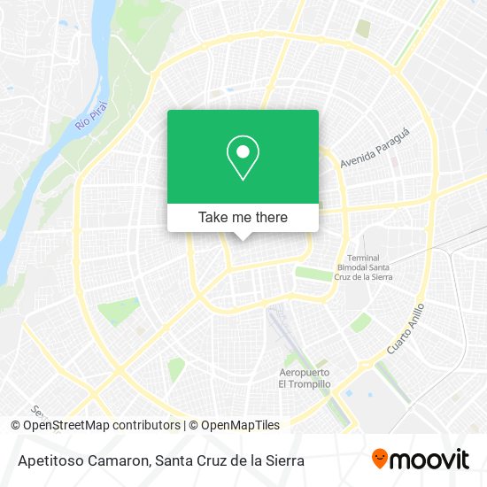 Mapa de Apetitoso Camaron