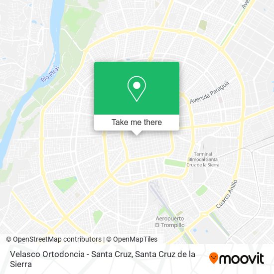 Velasco Ortodoncia - Santa Cruz map