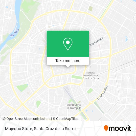 Mapa de Majestic Store