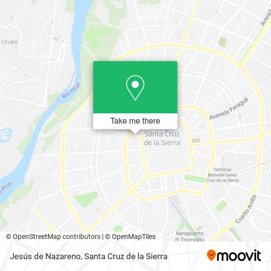 Jesús de Nazareno map