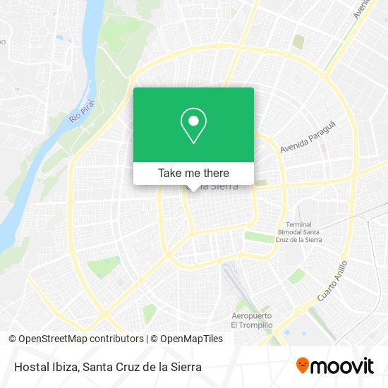 Mapa de Hostal Ibiza
