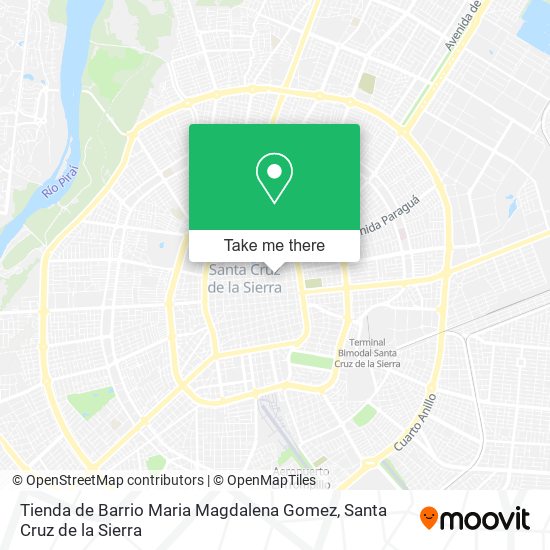 Mapa de Tienda de Barrio Maria Magdalena Gomez