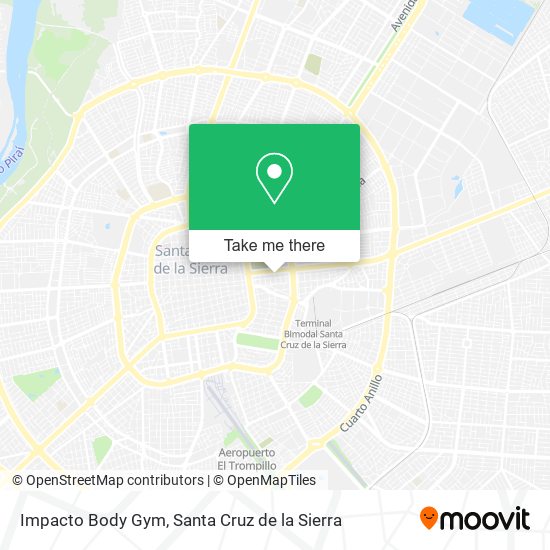 Impacto Body Gym map