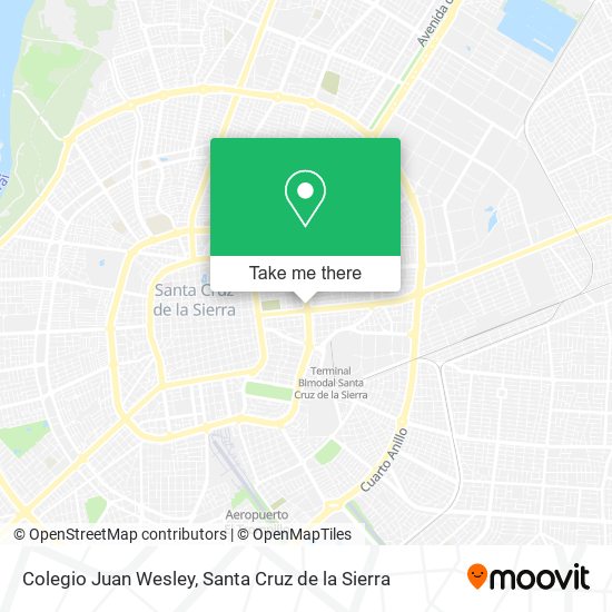 Colegio Juan Wesley map