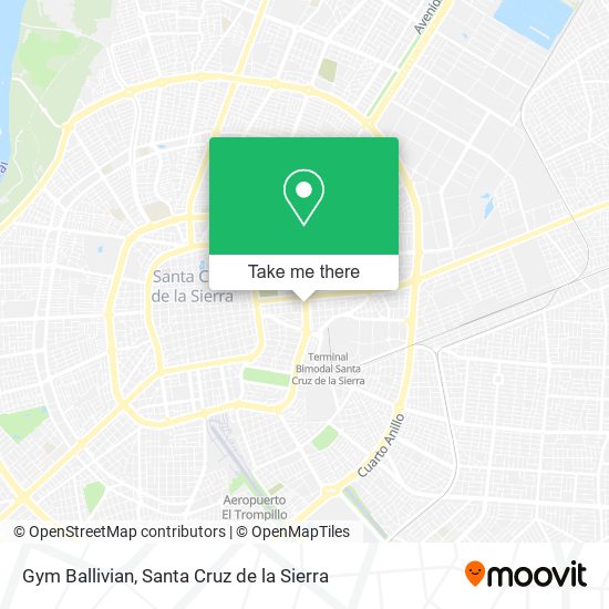 Gym Ballivian map