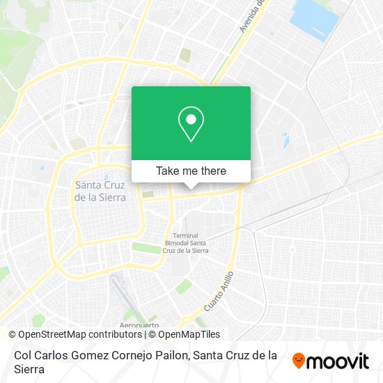 Col Carlos Gomez Cornejo Pailon map