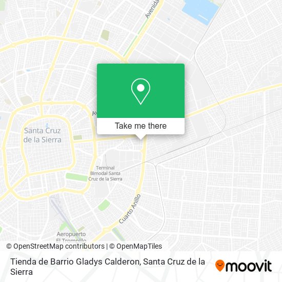 Tienda de Barrio Gladys Calderon map