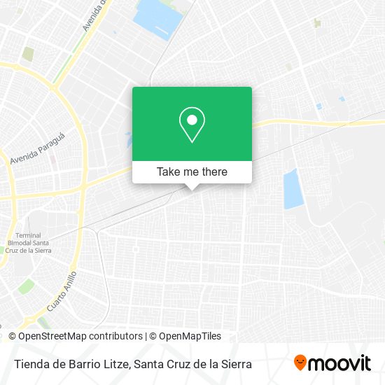 Mapa de Tienda de Barrio Litze