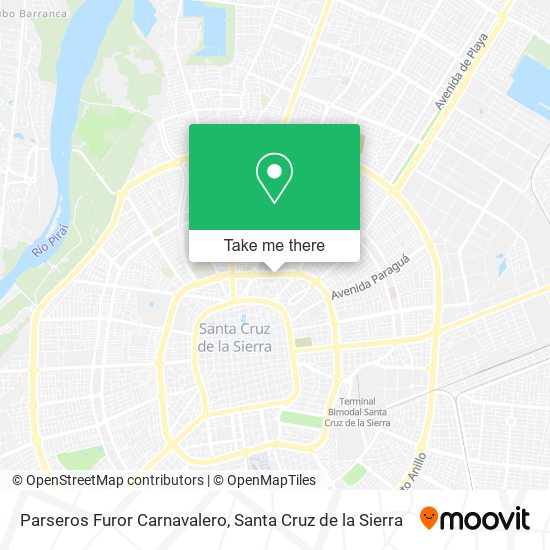 Parseros Furor Carnavalero map