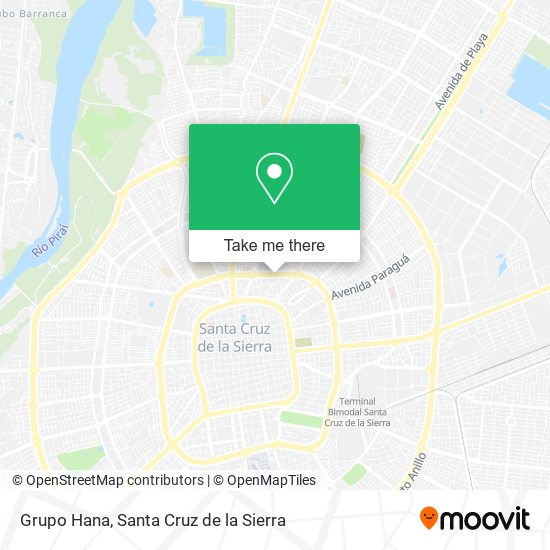Mapa de Grupo Hana