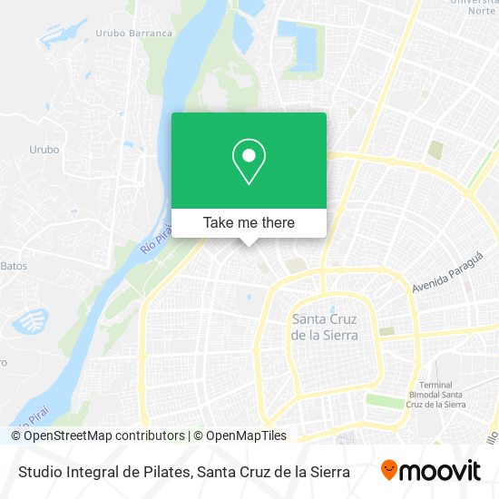 Studio Integral de Pilates map