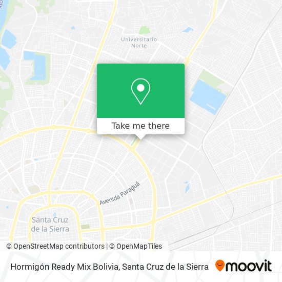 Hormigón Ready Mix Bolivia map