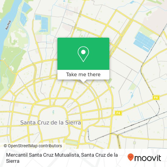 Mercantil Santa Cruz Mutualista map