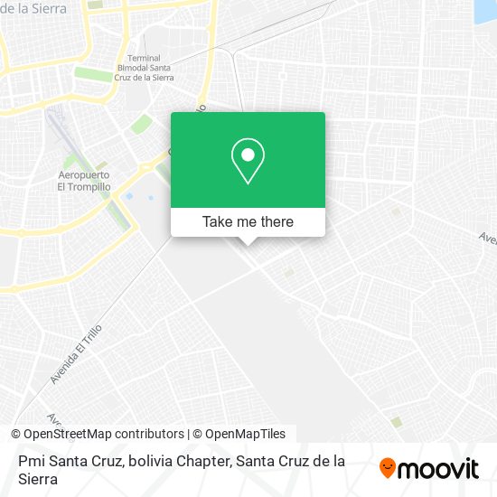 Pmi Santa Cruz, bolivia Chapter map
