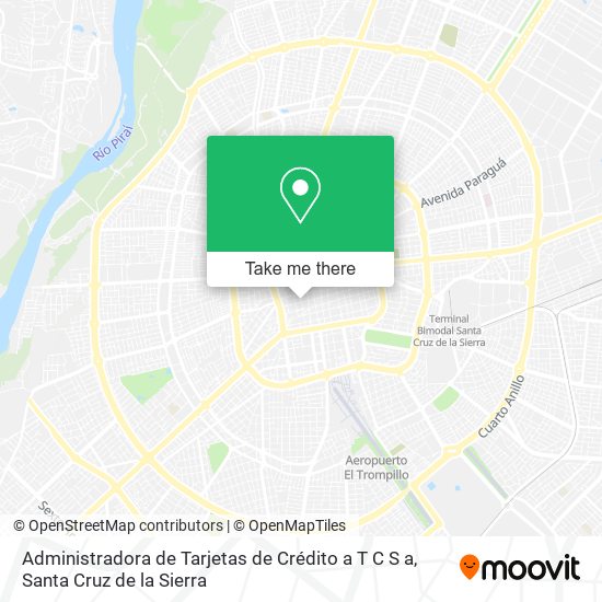 Administradora de Tarjetas de Crédito a T C S a map