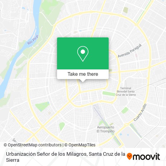 Urbanización Señor de los Milagros map