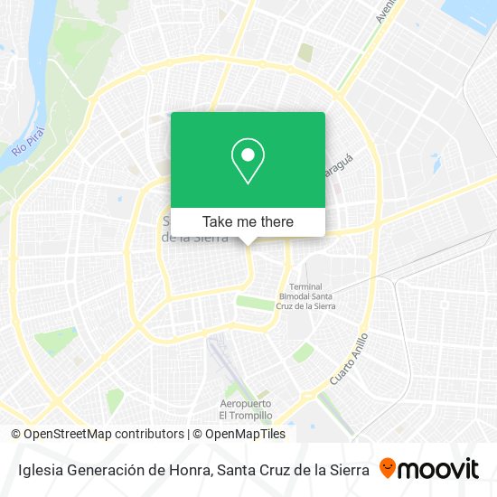 Mapa de Iglesia Generación de Honra