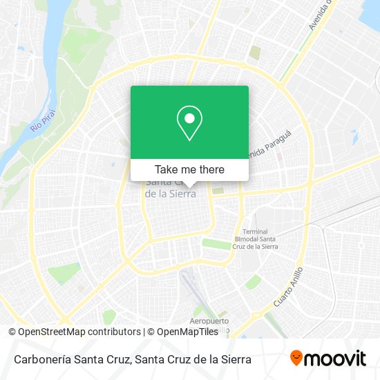 Carbonería Santa Cruz map