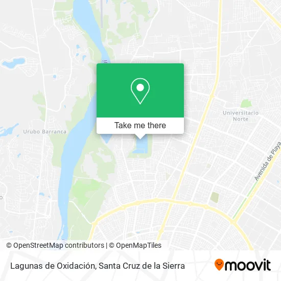 Mapa de Lagunas de Oxidación