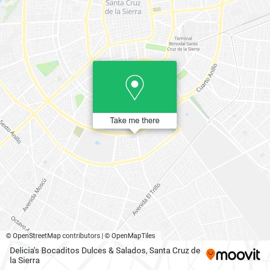 Mapa de Delicia's Bocaditos Dulces & Salados