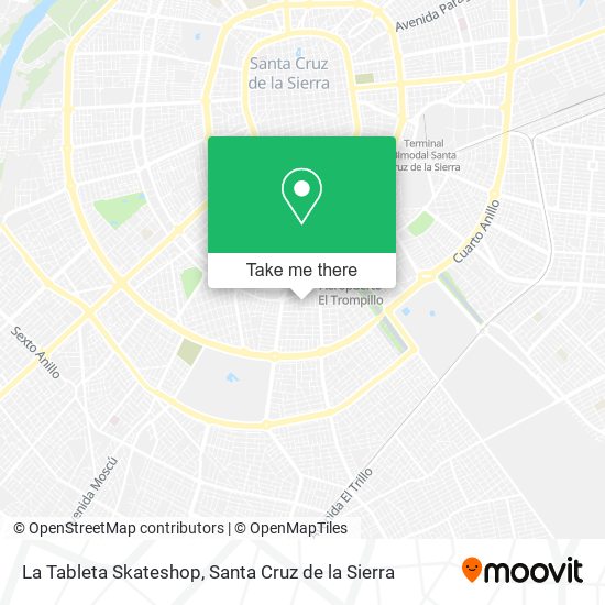 La Tableta Skateshop map