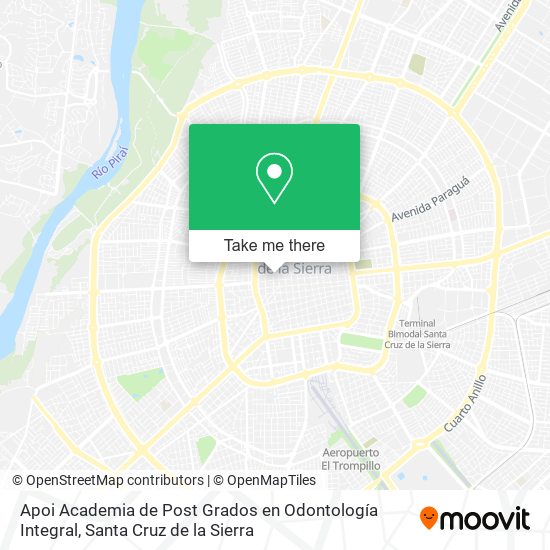 Apoi Academia de Post Grados en Odontología Integral map