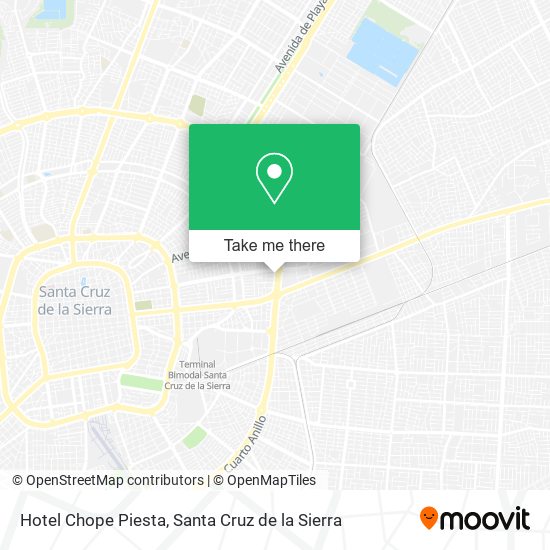 Hotel Chope Piesta map