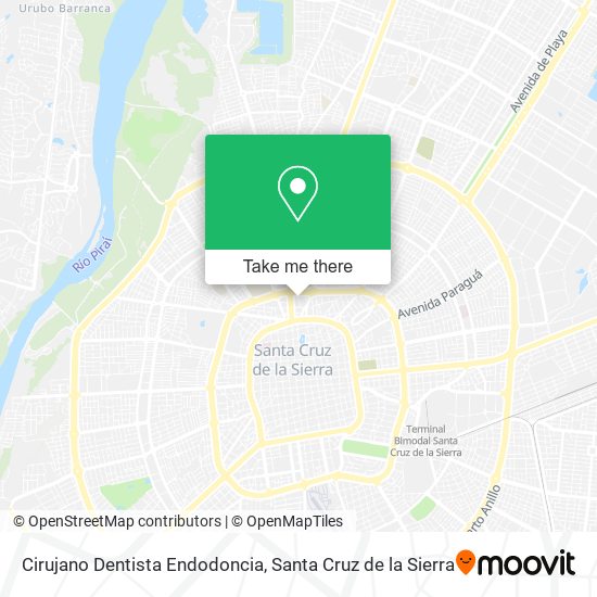 Cirujano Dentista Endodoncia map