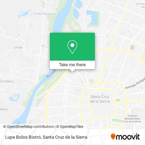 Mapa de Lupe Bolos Bistró