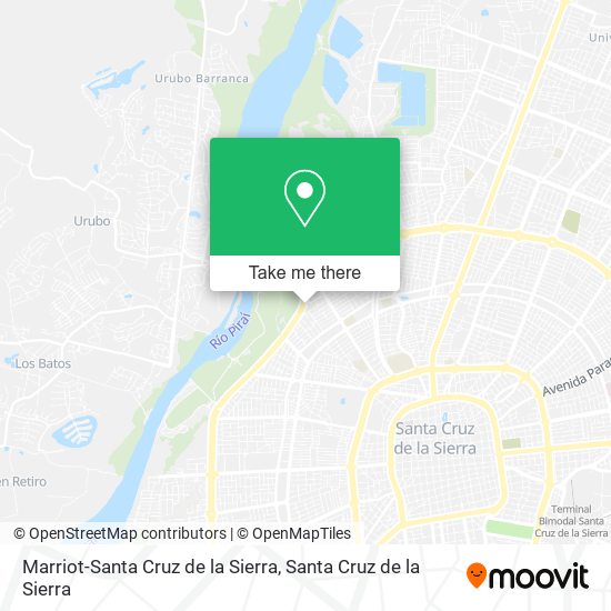 Marriot-Santa Cruz de la Sierra map
