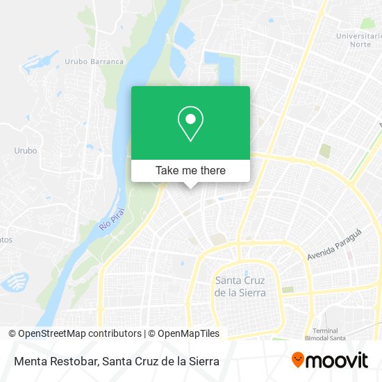 Menta Restobar map