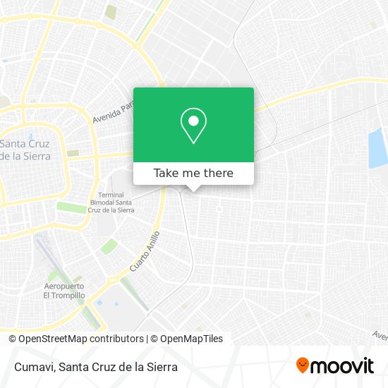 Mapa de Cumavi
