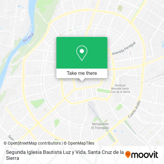 Segunda Iglesia Bautista Luz y Vida map