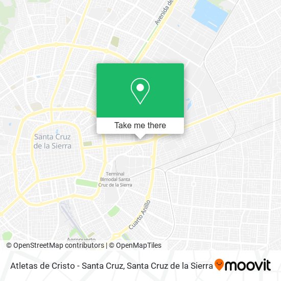 Atletas de Cristo - Santa Cruz map