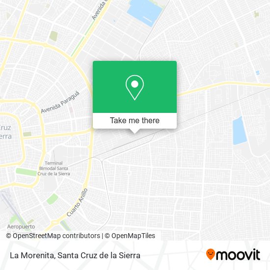 La Morenita map
