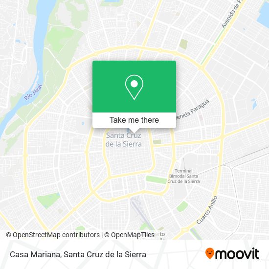 Casa Mariana map