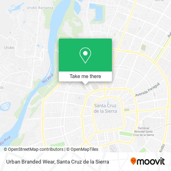 Mapa de Urban Branded Wear