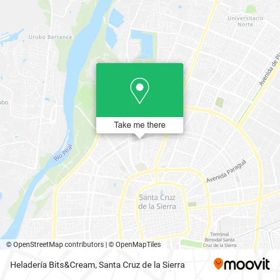 Mapa de Heladería Bits&Cream