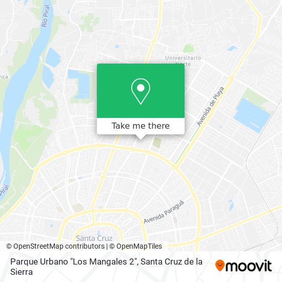 Parque Urbano "Los Mangales 2" map