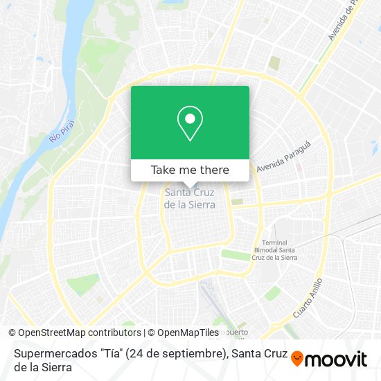 Supermercados "Tía" (24 de septiembre) map