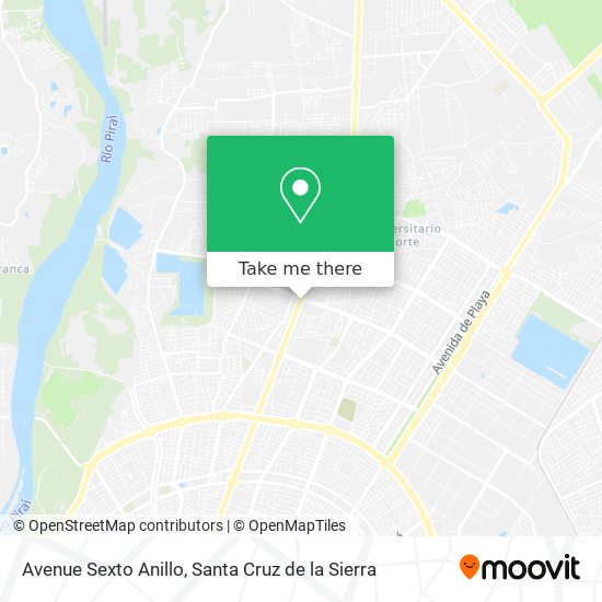 Avenue Sexto Anillo map