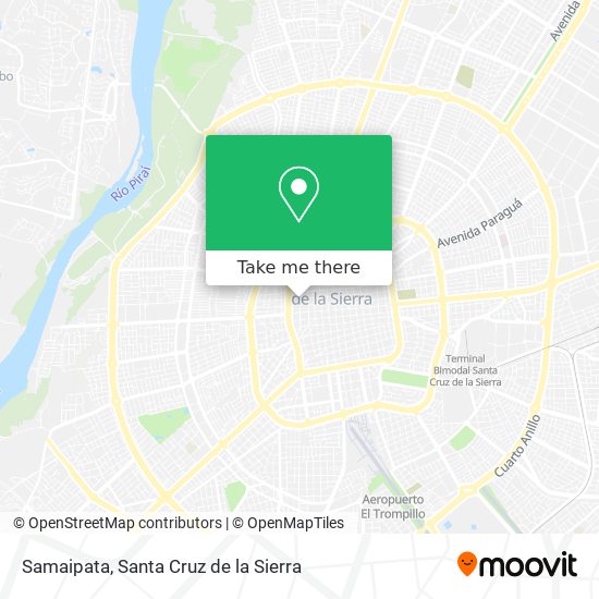 Mapa de Samaipata