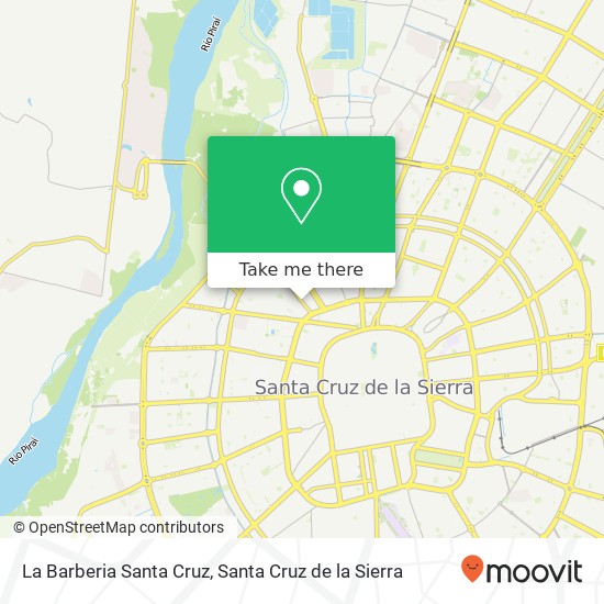 Mapa de La Barberia Santa Cruz