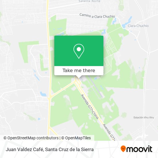 Juan Valdez Café map