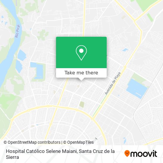 Mapa de Hospital Católico Selene Maiani