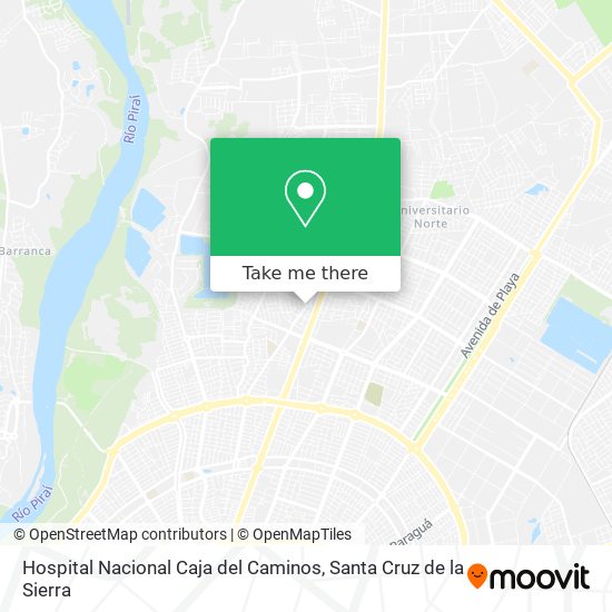 Hospital Nacional Caja del Caminos map