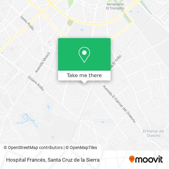 Hospital Francés map
