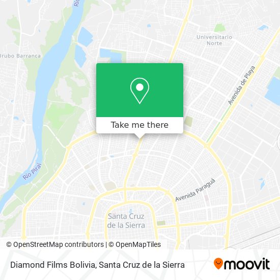 Diamond Films Bolivia map