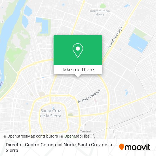 Directo - Centro Comercial Norte map