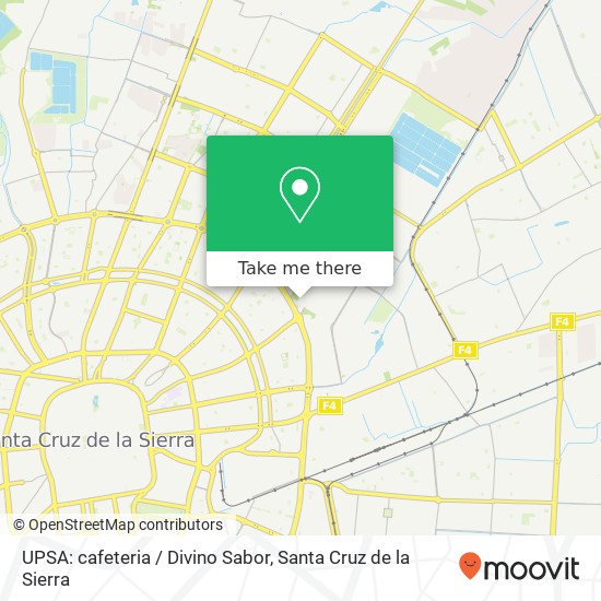 UPSA: cafeteria / Divino Sabor map